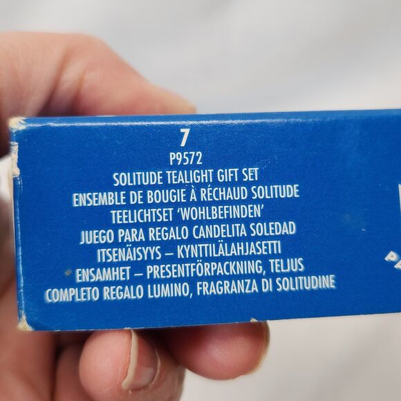 Indulgences PartyLite P9572 Solitude Tealight Gift Set Vintage - Picture 4 of 5